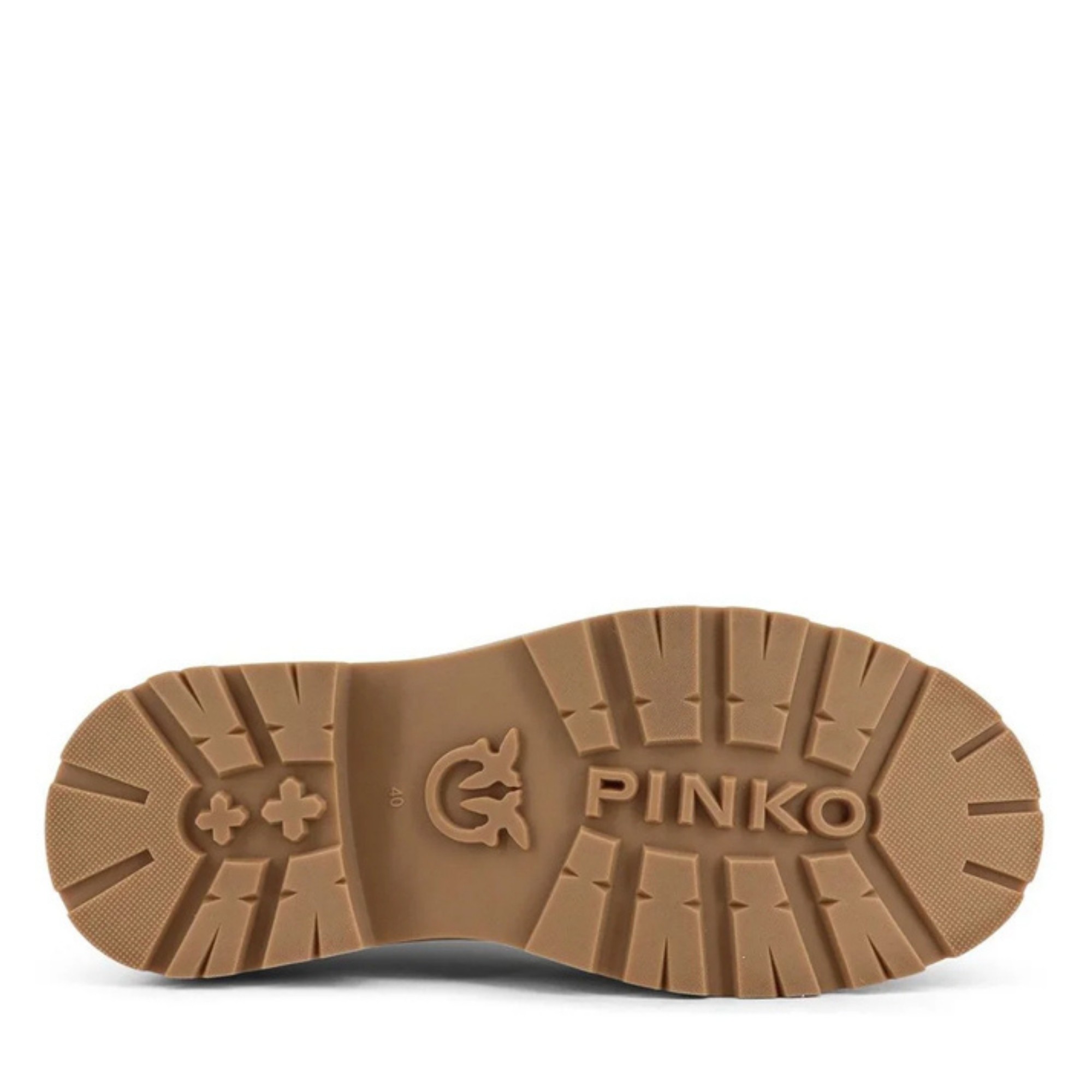 PINKO Aulinukai moterims, Smėlio, Mia 11 - ankle boot calf leath 4