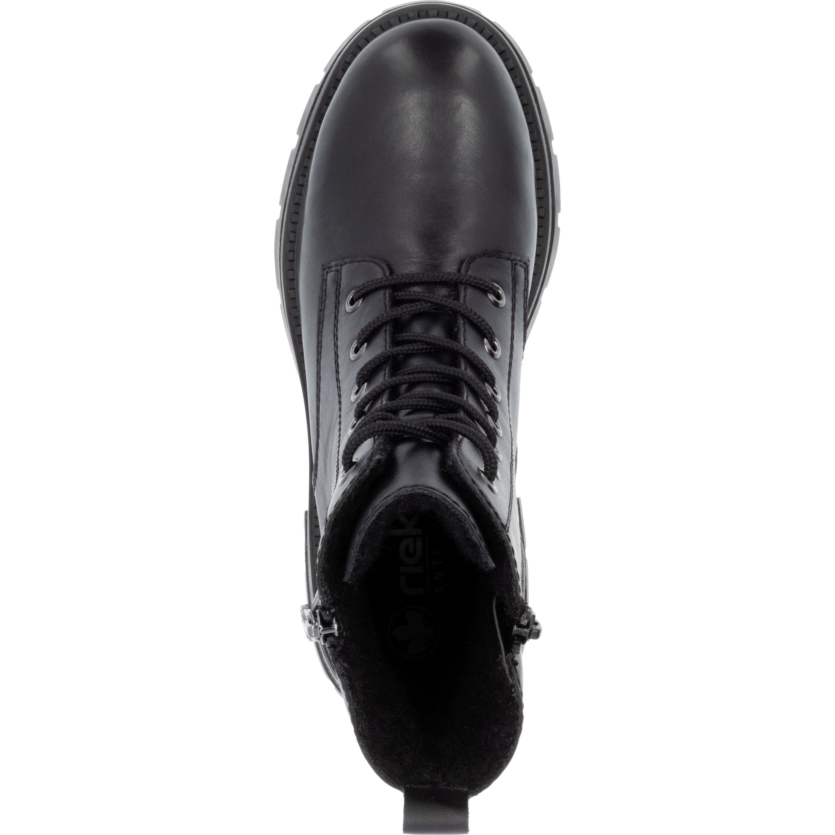 RIEKER Aulinukai moterims, Juoda, Ladies mid height boots 6