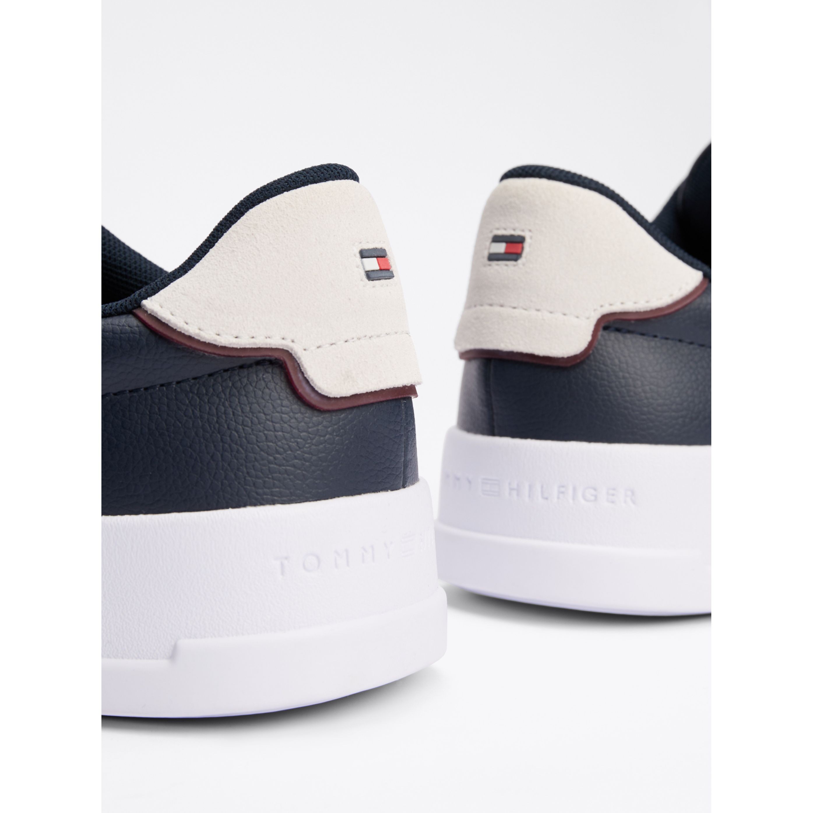 TOMMY HILFIGER Laisvalaikio bateliai vyrams, Mėlyna, Court detail sneaker 9