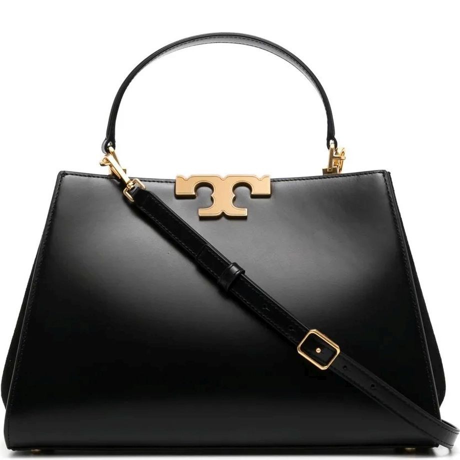 TORY BURCH Pirkinių krepšys moterims, Juoda, Eleanor satchel 1