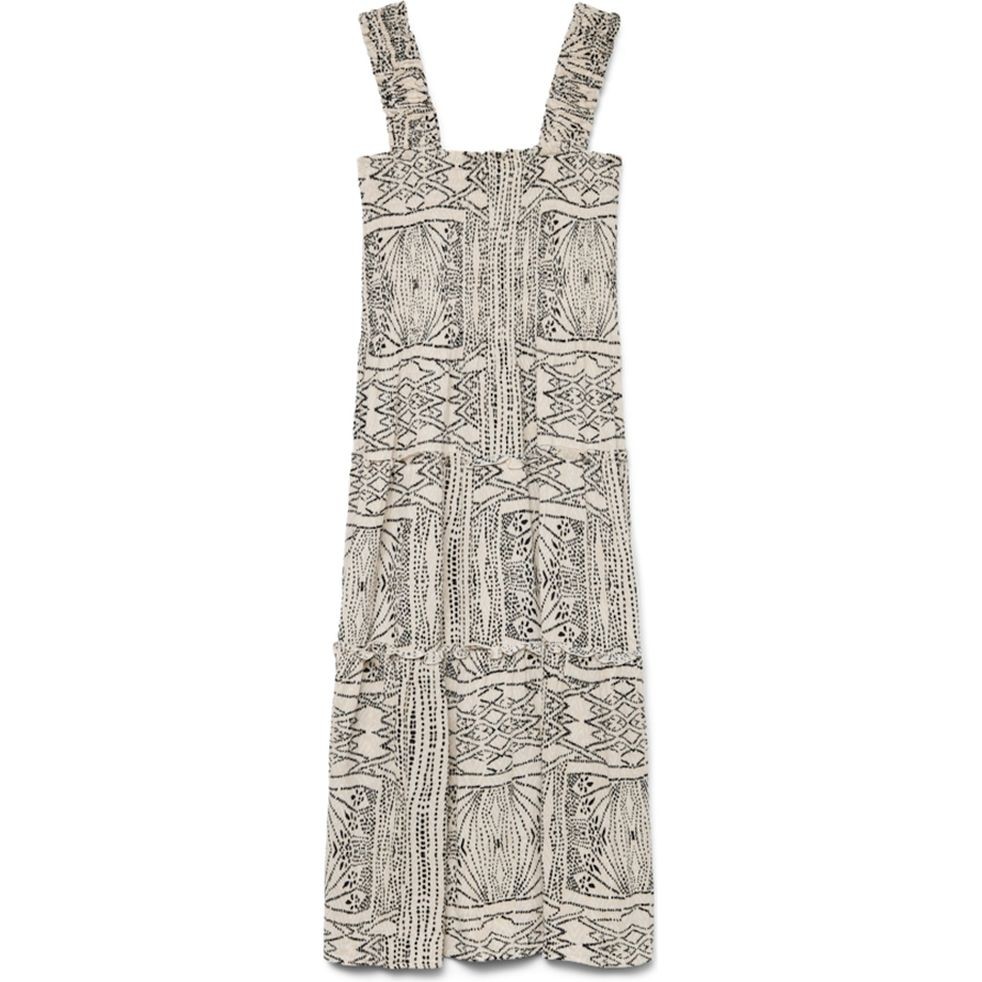 VERO MODA Midi suknelė moterims, Marga, Menny smock calf dress 1