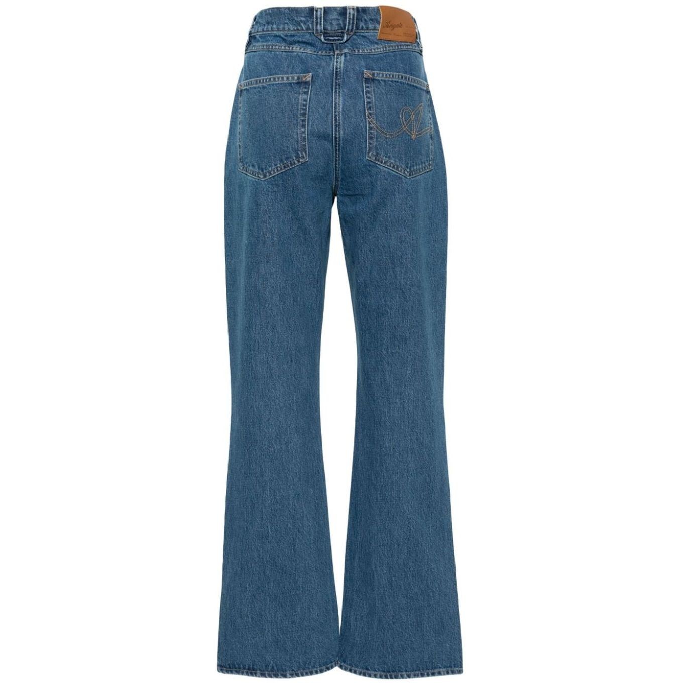 AXEL ARIGATO Tiesūs džinsai moterims, Mėlyna, Ryder flared jeans solid 2