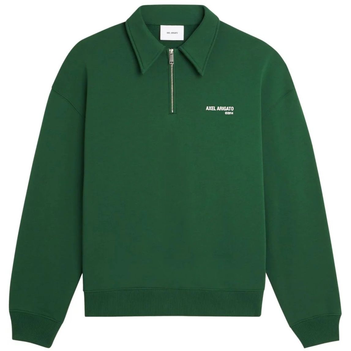 AXEL ARIGATO Sportinis nertinis vyrams, Žalia, Remi half-zip sweater 1