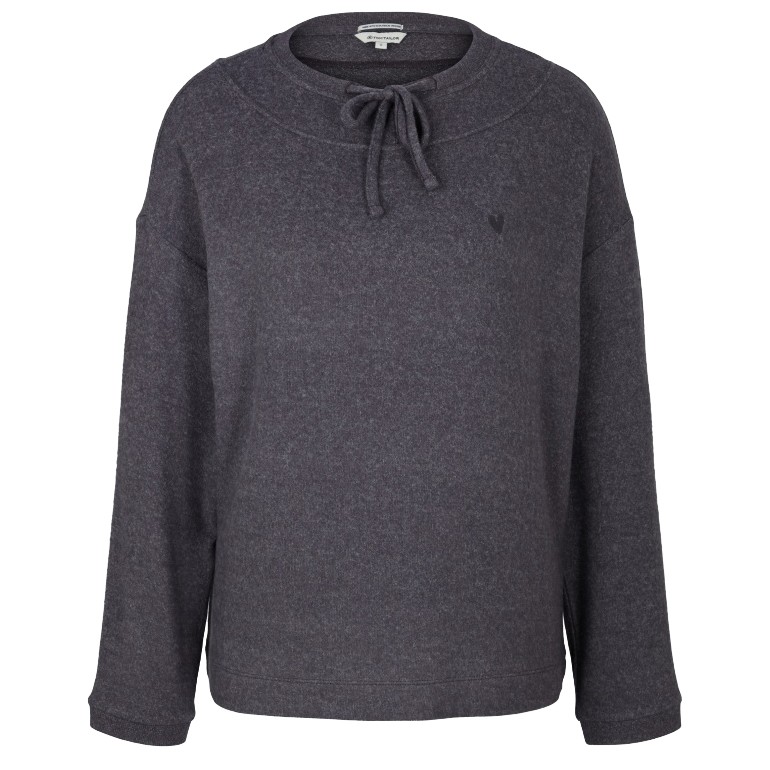 TOM TAILOR Megztinis moterims, Pilka, Megztinis 1