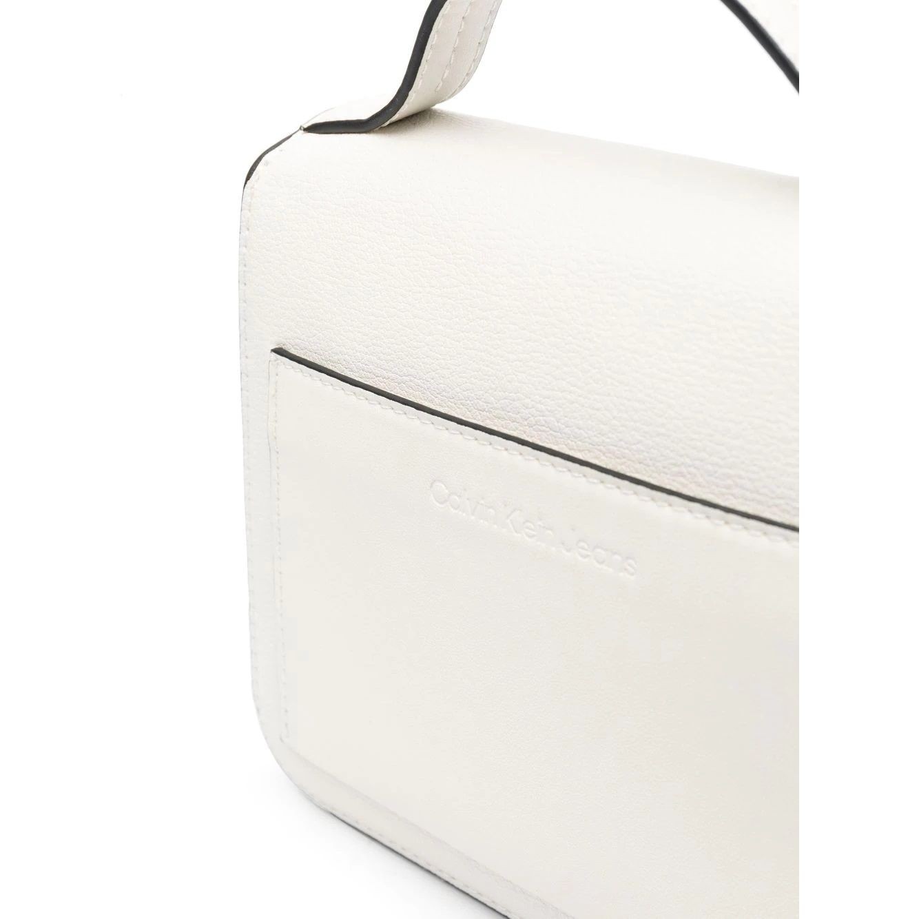 CALVIN KLEIN JEANS Rankinė per petį moterims, Smėlio, MINIMALGRAM BOXY FLAP CB19 3