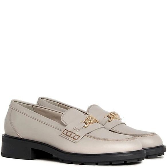 TOMMY HILFIGER Loaferiai moterims, Pilka, Hardware loafer 1