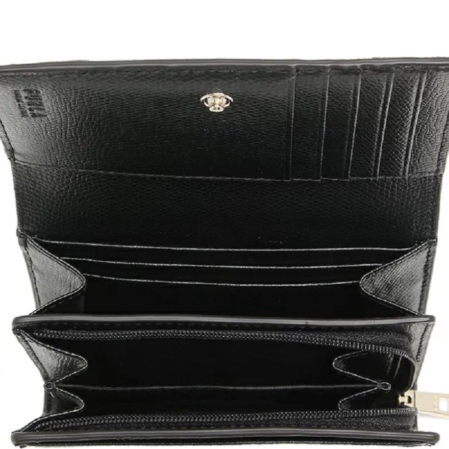 FURLA Piniginė moterims, Juoda, Furla camelia m compact wallet 3