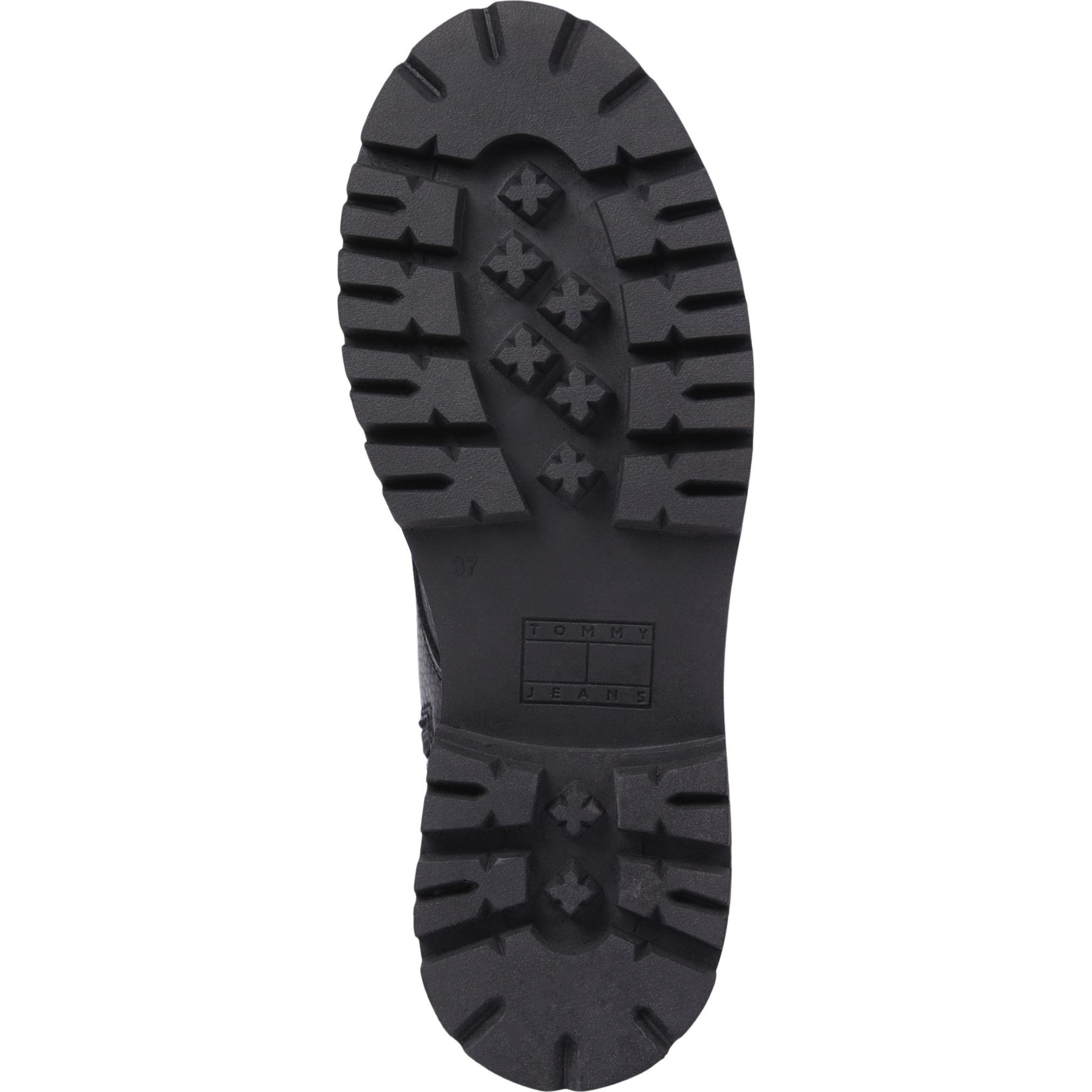 TOMMY JEANS Aulinukai moterims, Juoda, Urban boot tumbled 6