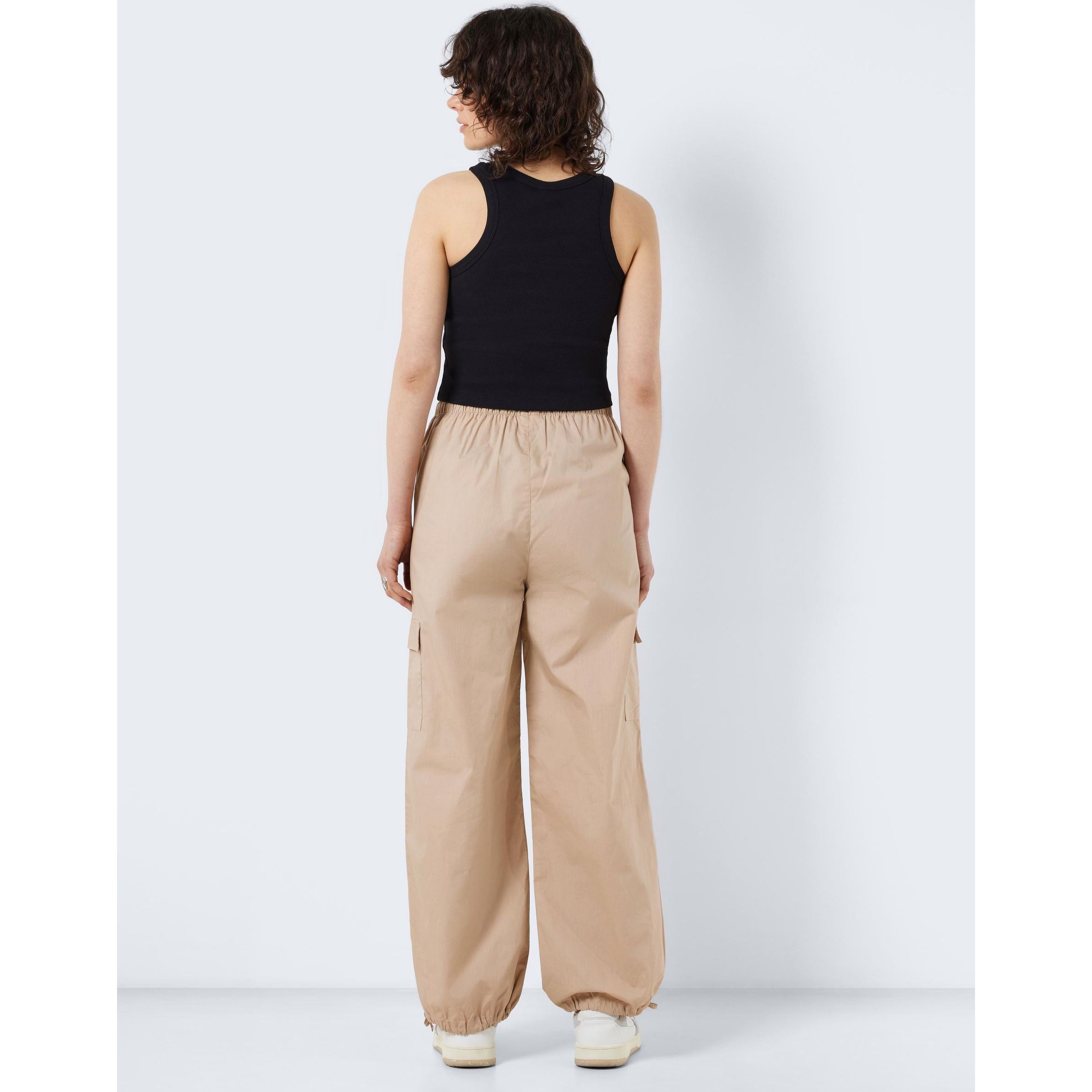 NOISY MAY Palaidinės moterims, Juoda, NMMAYA S/L CROP TOP 3