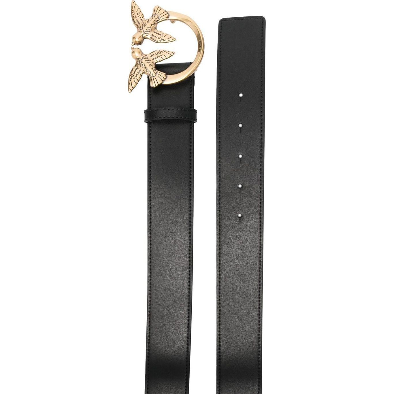 PINKO Diržas moterims, Juoda, Love berry simply belt 2