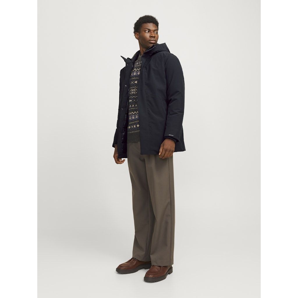 JACK & JONES Pūkinis paltas vyrams, Mėlyna, Keen parka 3