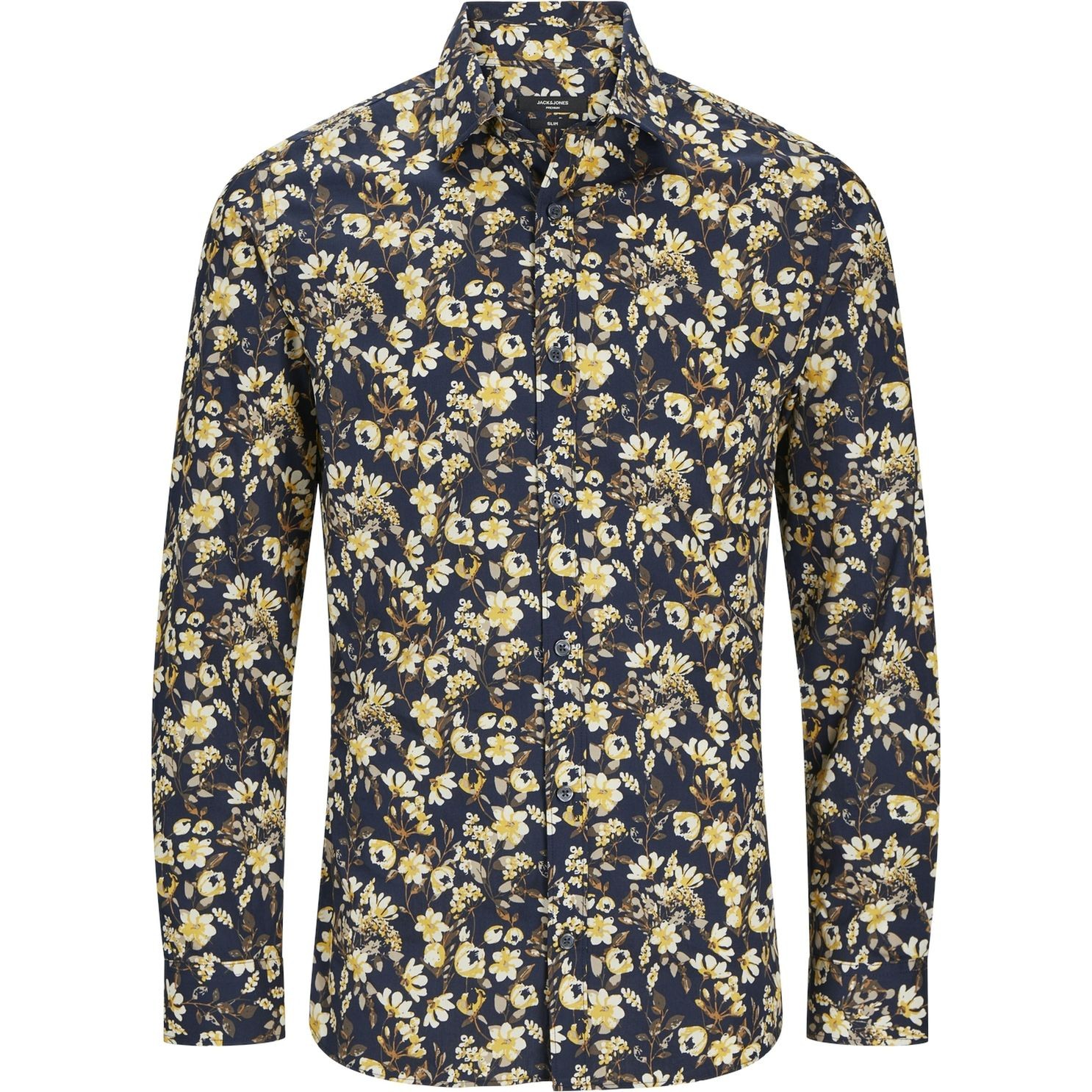 JACK & JONES Marškiniai ilgomis rankovėmis vyrams, Marga, Monaco print shirt