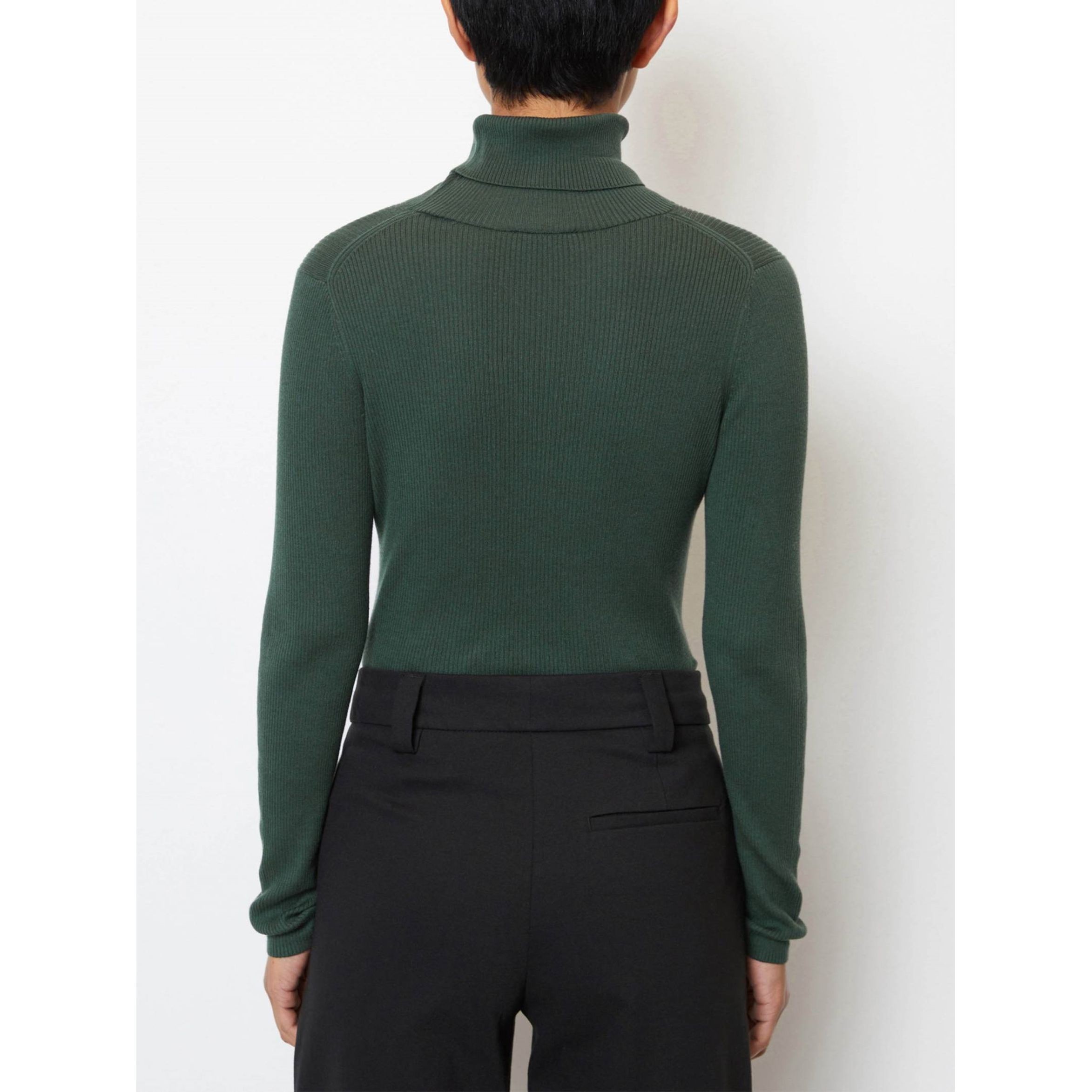 MARC O'POLO Palaidinės aukštinta apykakle moterims, Žalia 3