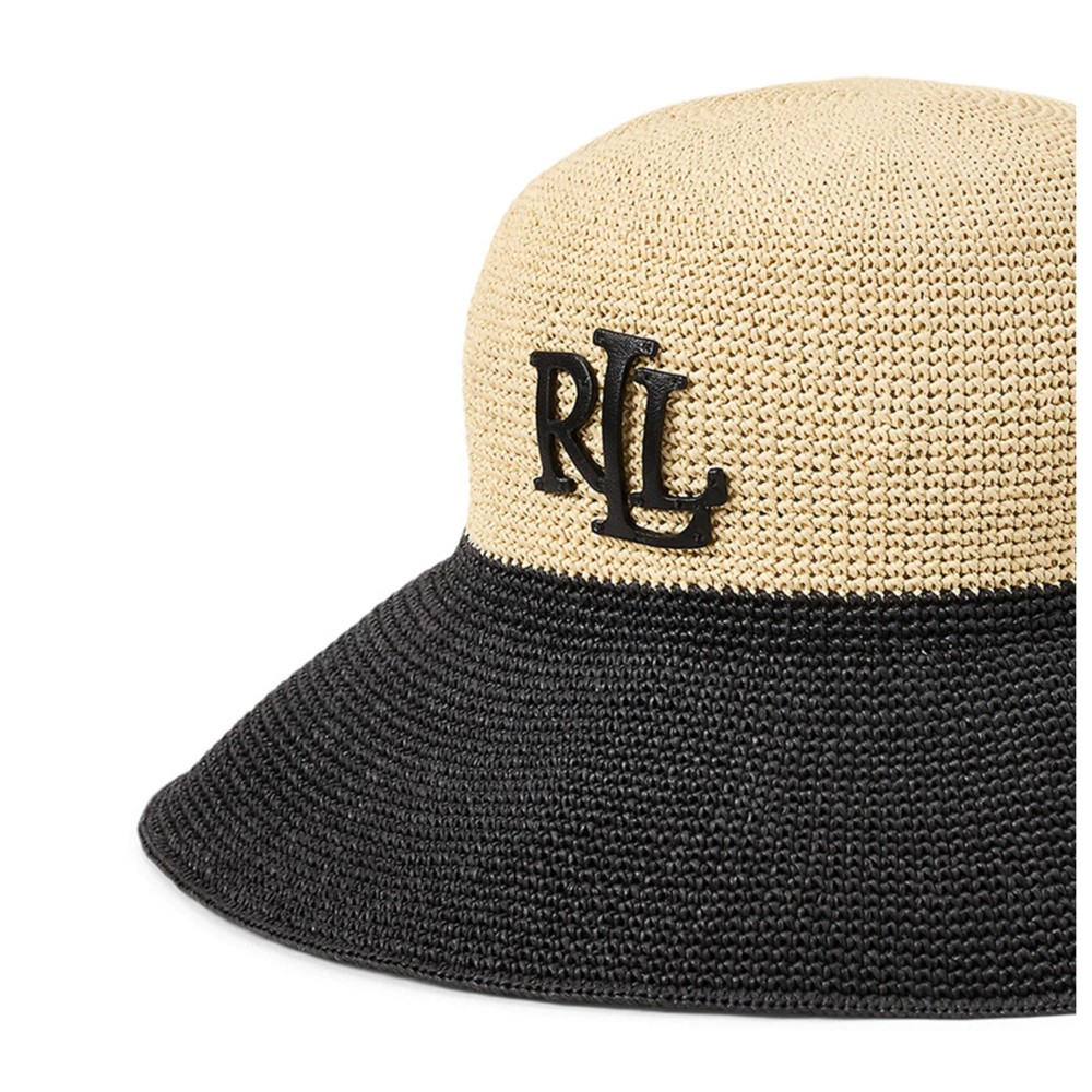 LAUREN RALPH LAUREN Skrybėlė moterims, Juoda, Croch buck-hat-bucket 3