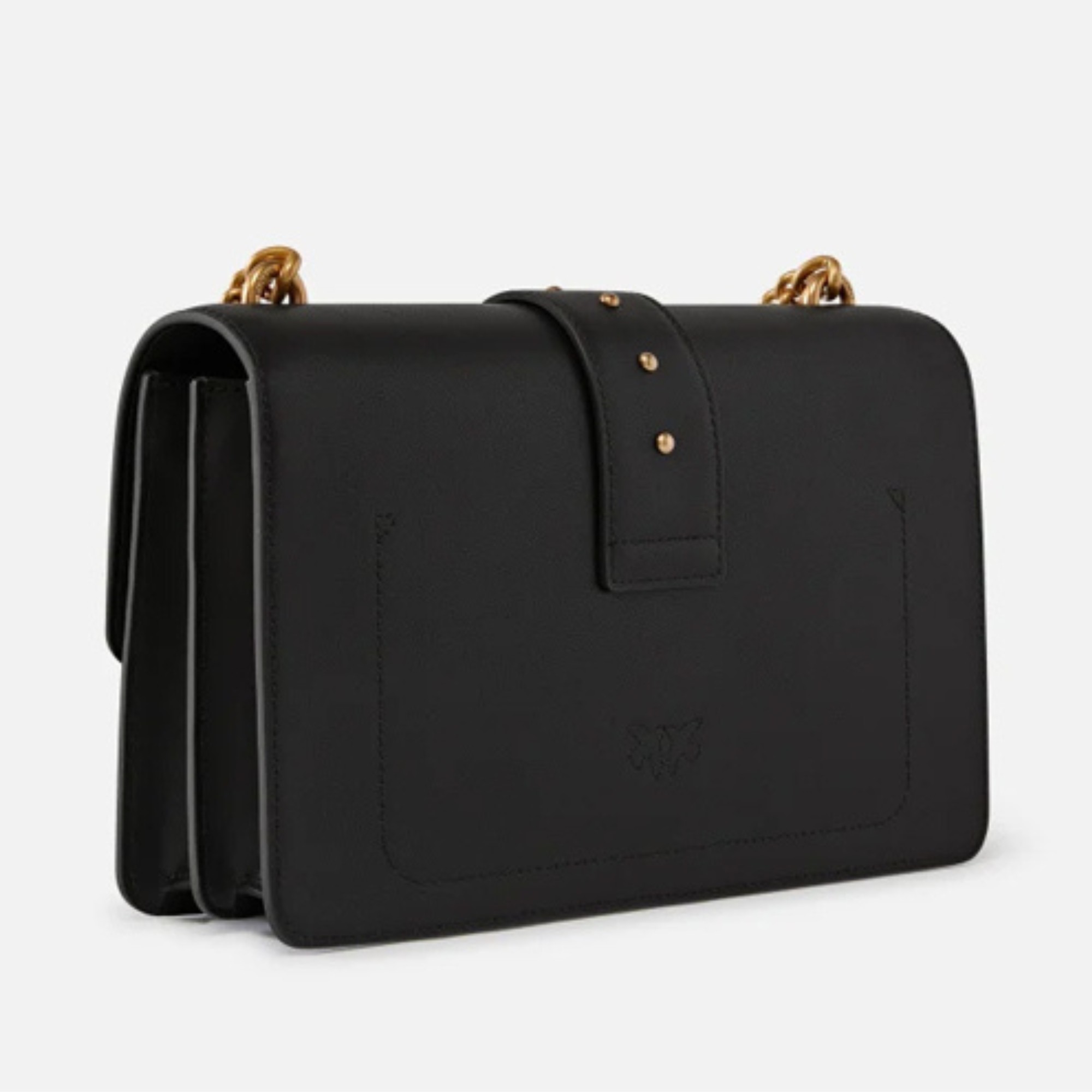 PINKO Rankinė per petį moterims, Juoda, Love one classic cl 2