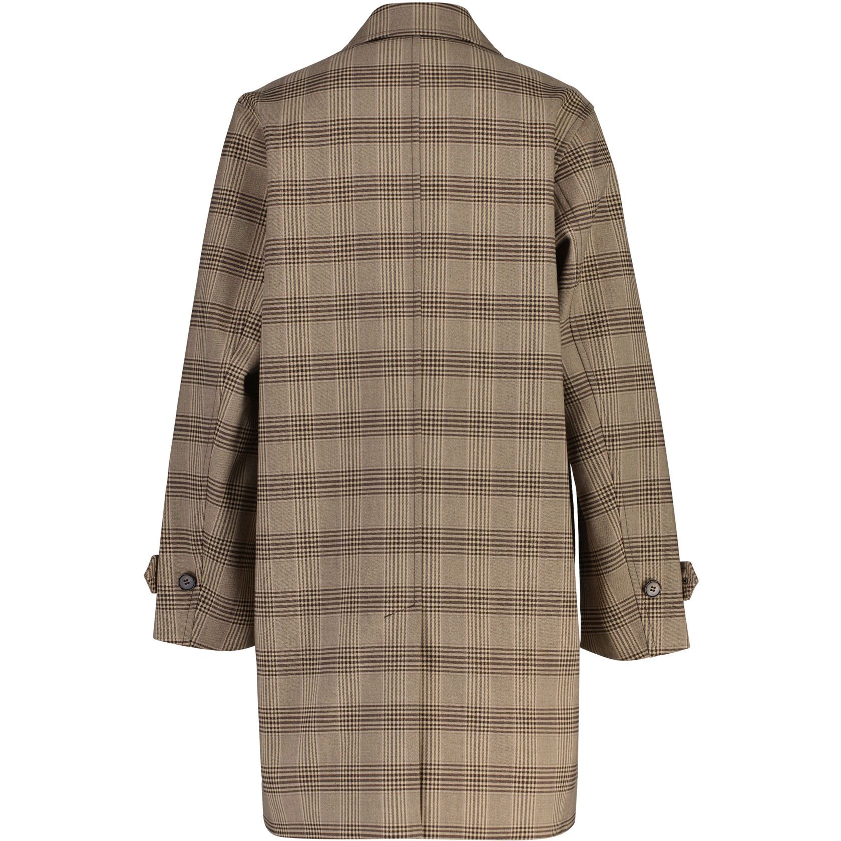 GANT Paltas moterims, Ruda, checked car coat 2