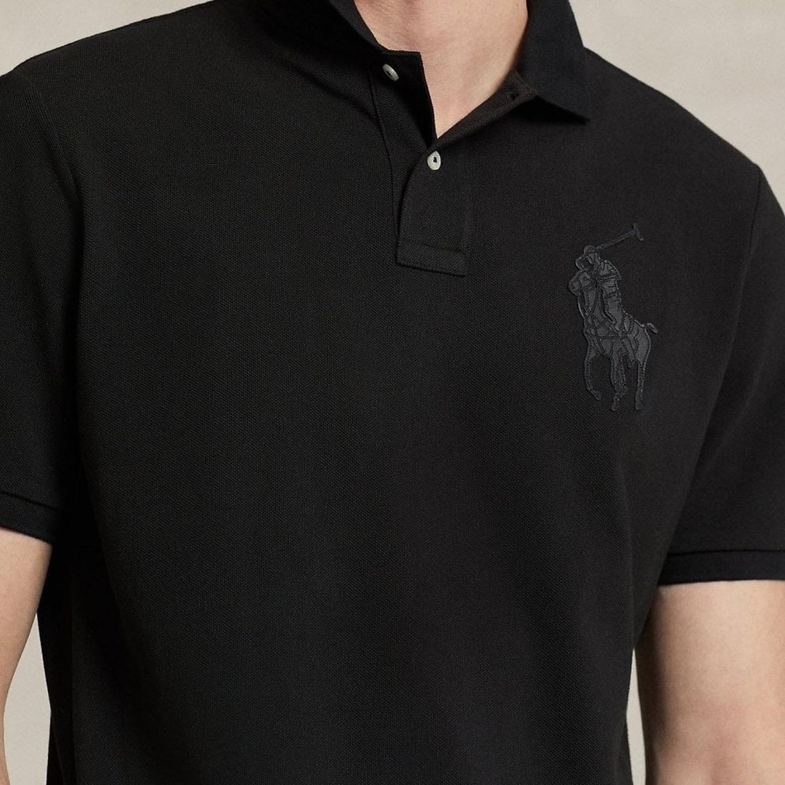 POLO RALPH LAUREN Polo marškiniai trumpos rank. vyrams, Juoda, Short sleeve polo shirt 3