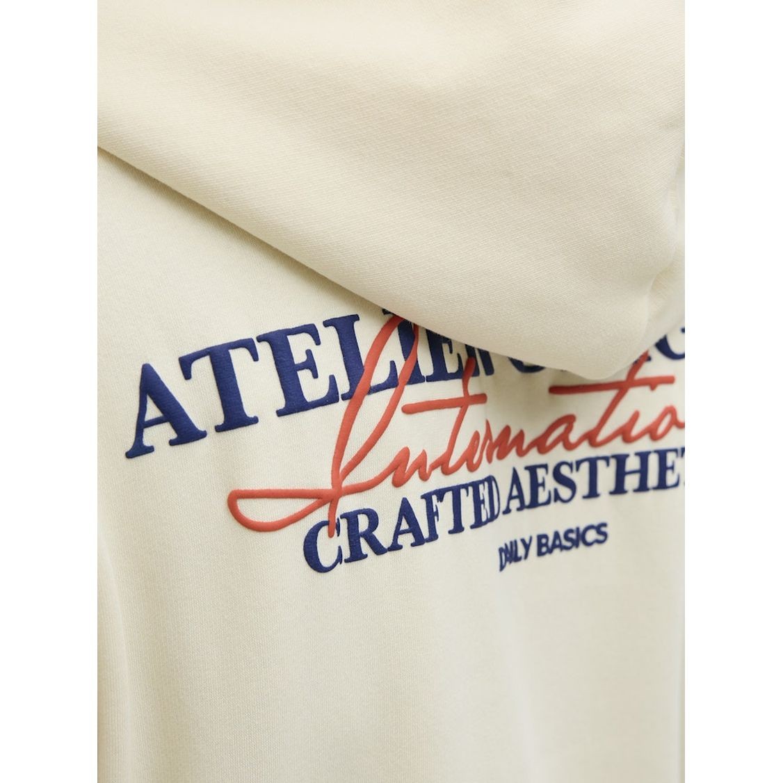 JACK & JONES Džemperis vyrams, Smėlio, Islington back sweat hood 7