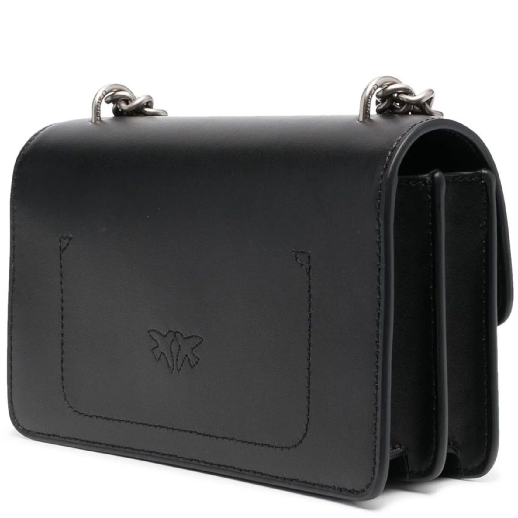 PINKO Rankinė per petį moterims, Juoda, Love one mini crossbody bag 2