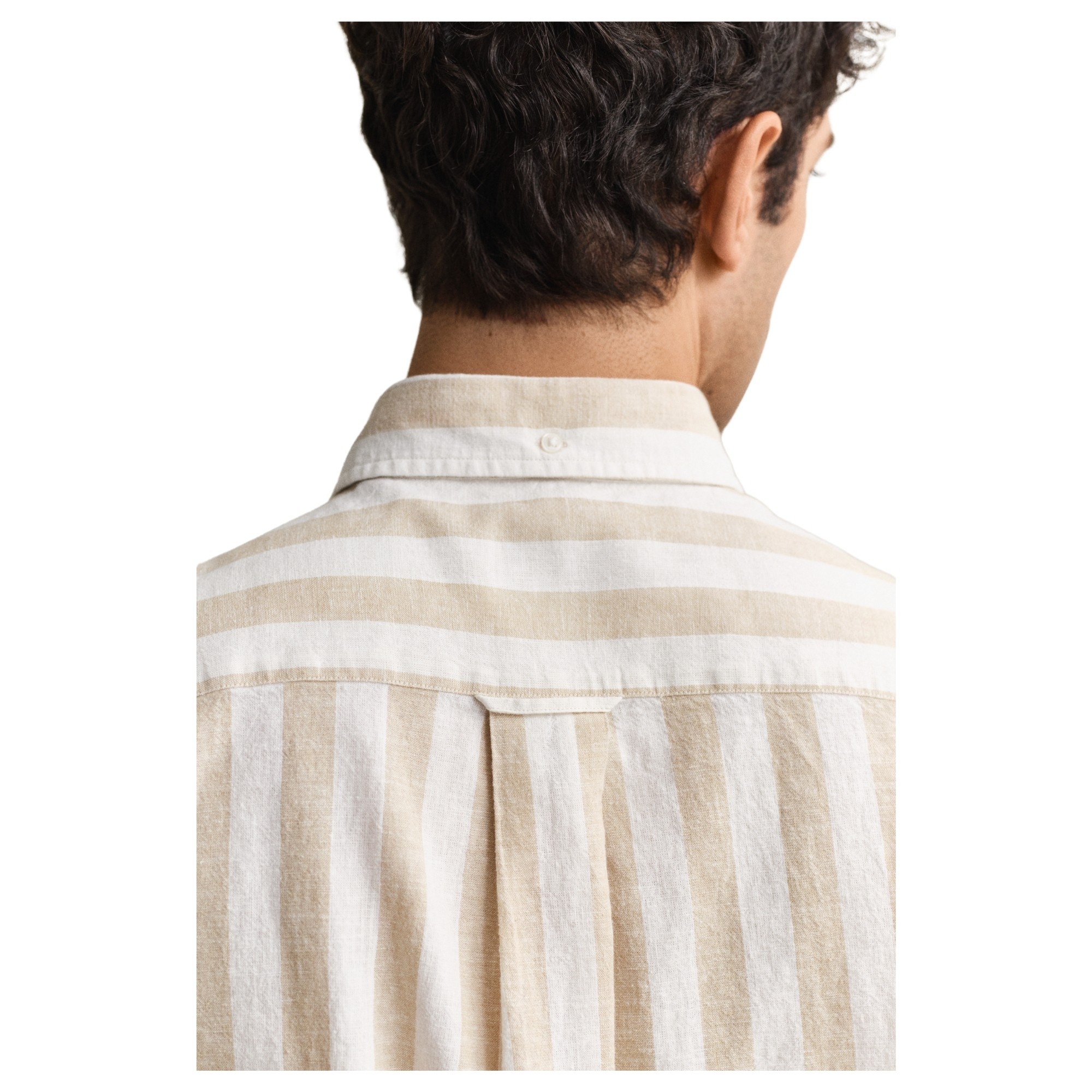 GANT Marškiniai ilgomis rankovėmis vyrams, Smėlio, 3260020-200 Shirts lon 4