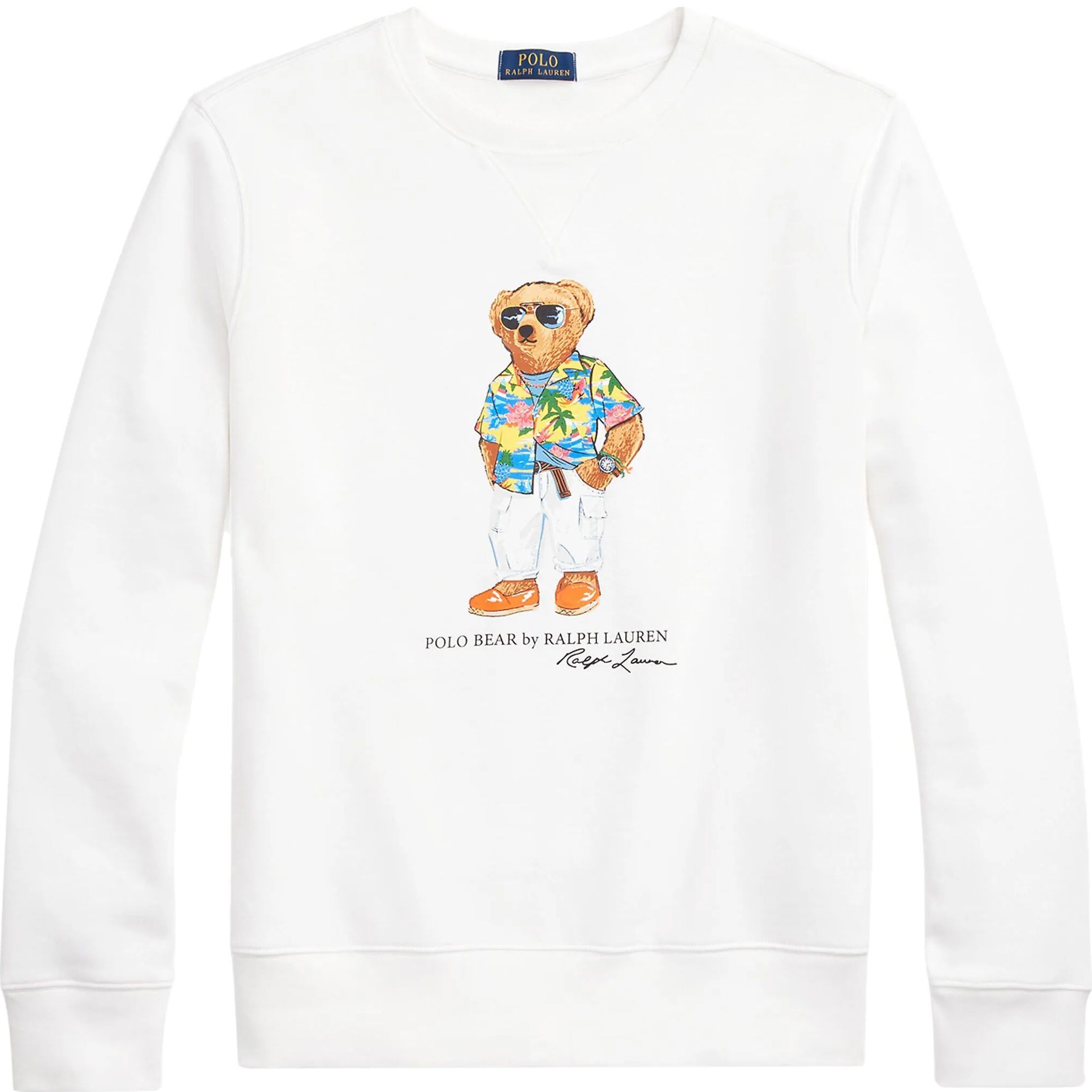 POLO RALPH LAUREN Sportinis nertinis vyrams, Balta, Long sleeve sweatshirt 1