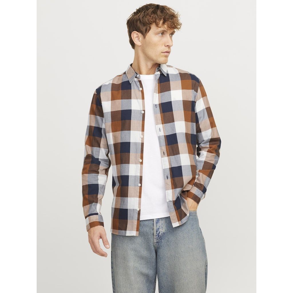 JACK & JONES Marškiniai ilgomis rankovėmis vyrams, Marga, Joshua buffalo twill shirt 4