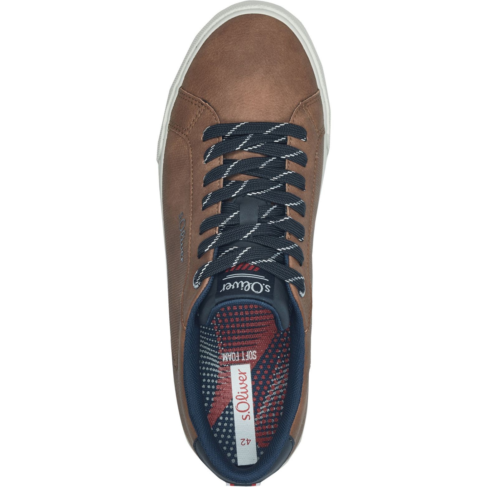 S.OLIVER Laisvalaikio bateliai vyrams, Ruda, Men Lace-up 4