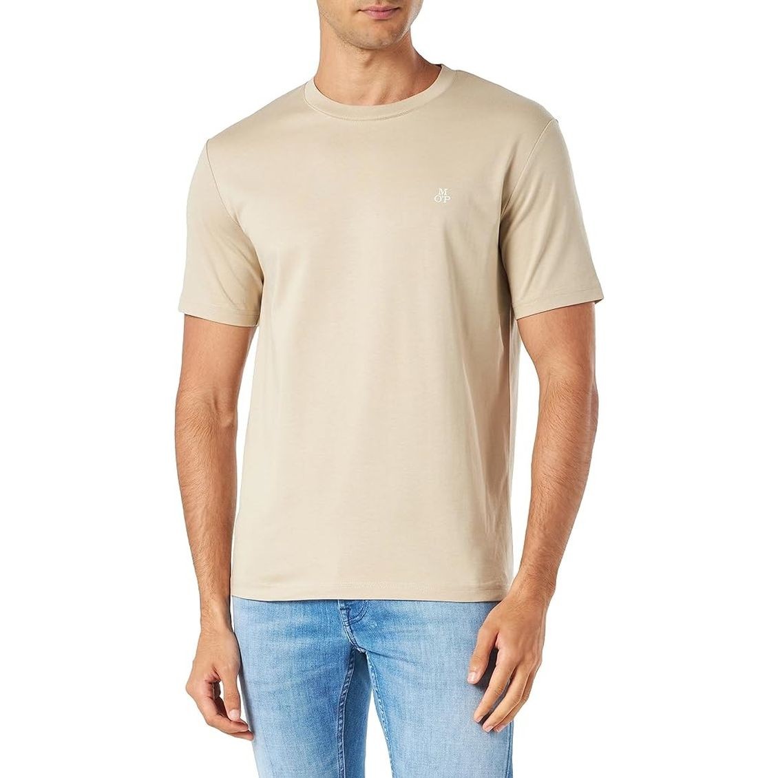 MARC O'POLO Marškinėliai vyrams, Smėlio 2