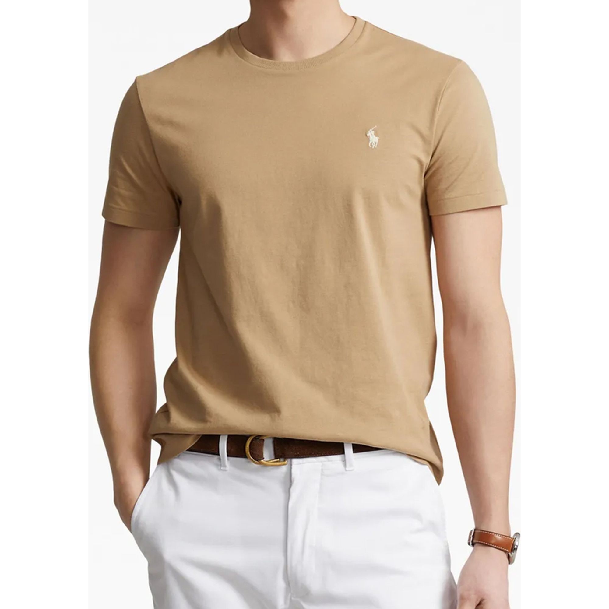 POLO RALPH LAUREN Marškinėliai trump. rankovėmis vyrams, Ruda, Short sleeve-t-shirt 2