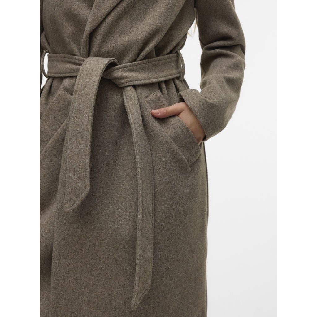 VERO MODA Paltas moterims, Ruda, Fortuneaya long  coat 3