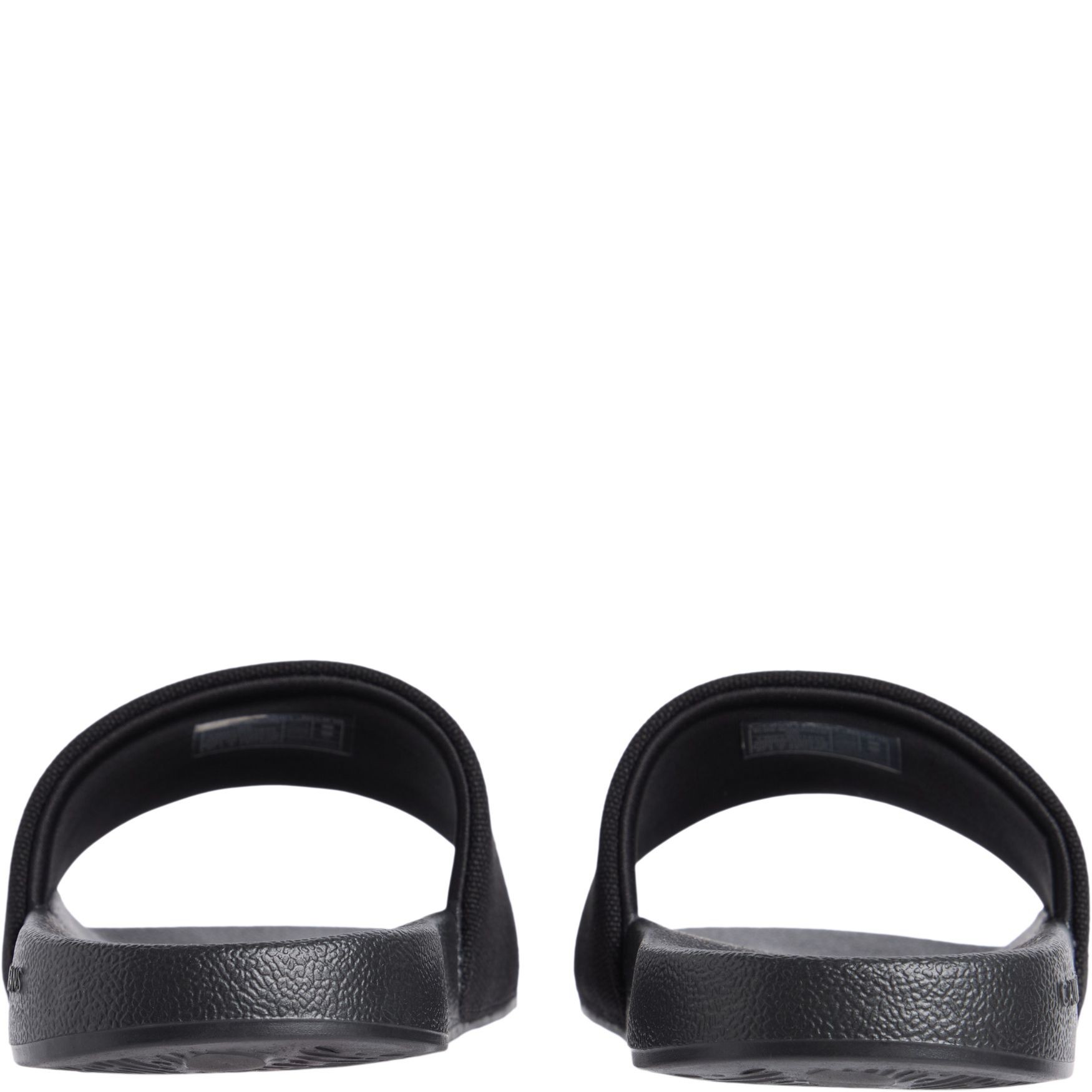 CALVIN KLEIN JEANS Guminės šlepetės moterims, Juoda, Slide monogram 4