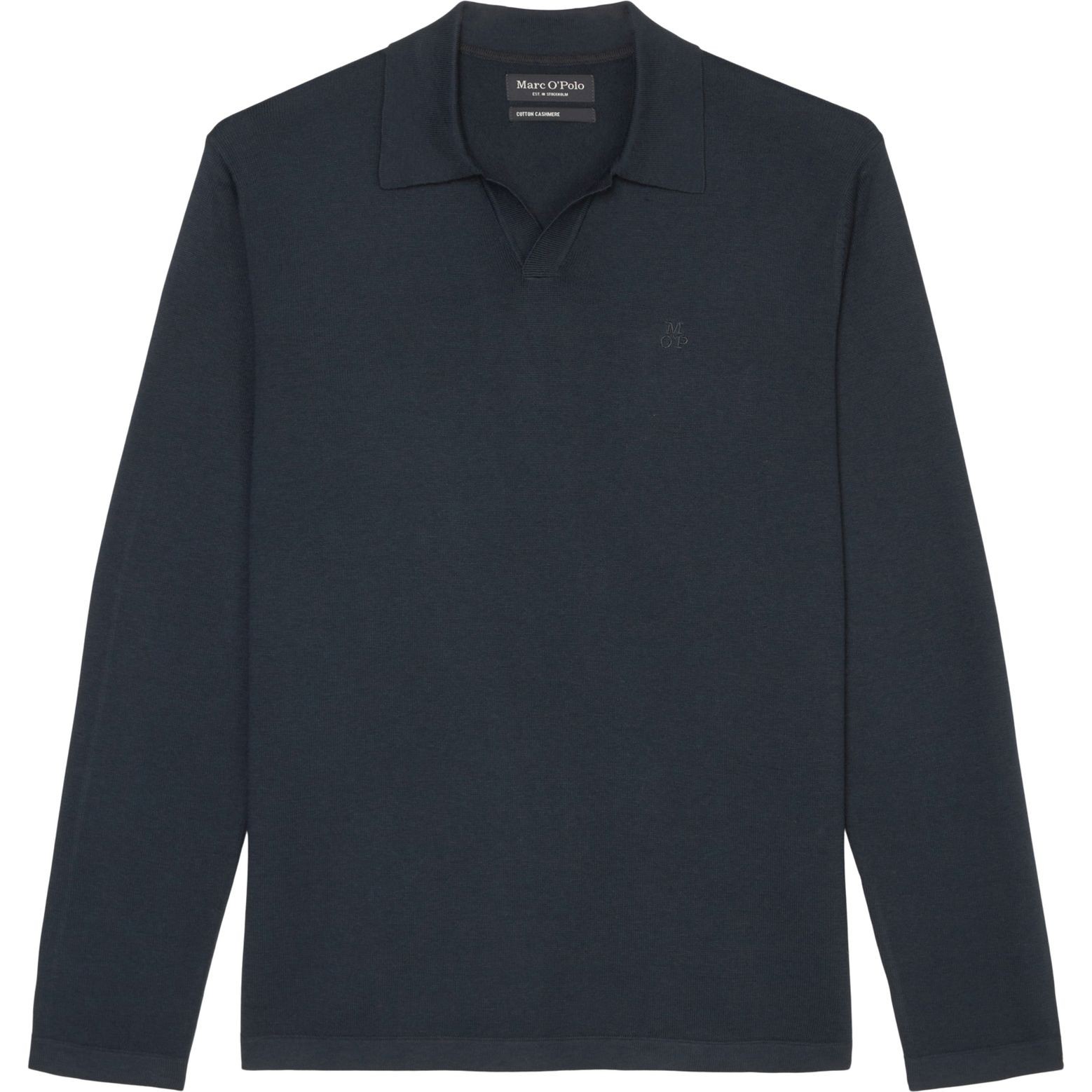 MARC O'POLO Polo marškiniai ilgos rank. vyrams, Mėlyna, Polo long 428513560320 1