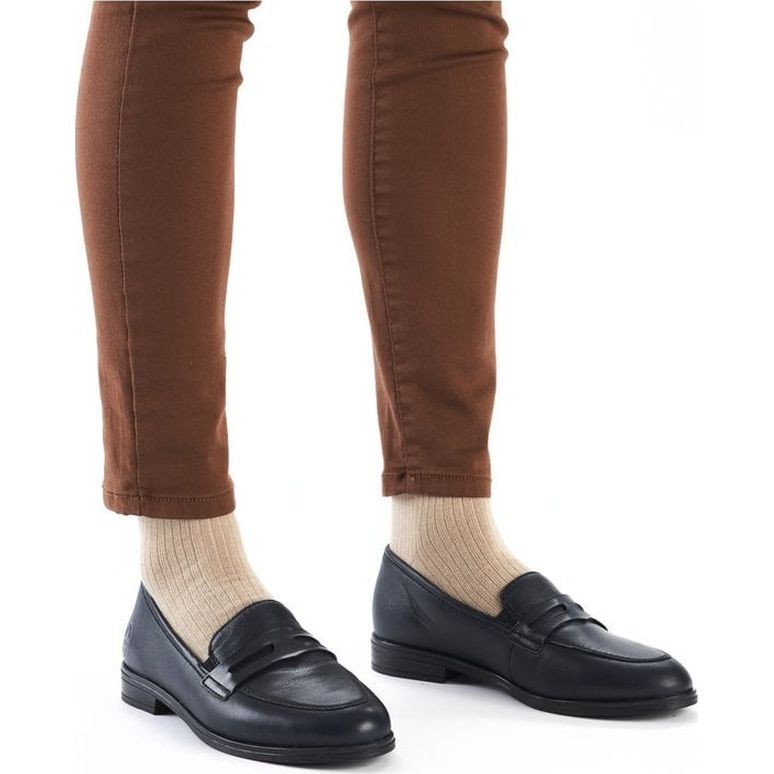 RIEKER Loaferiai moterims, Mėlyna, Ladies shoes 4