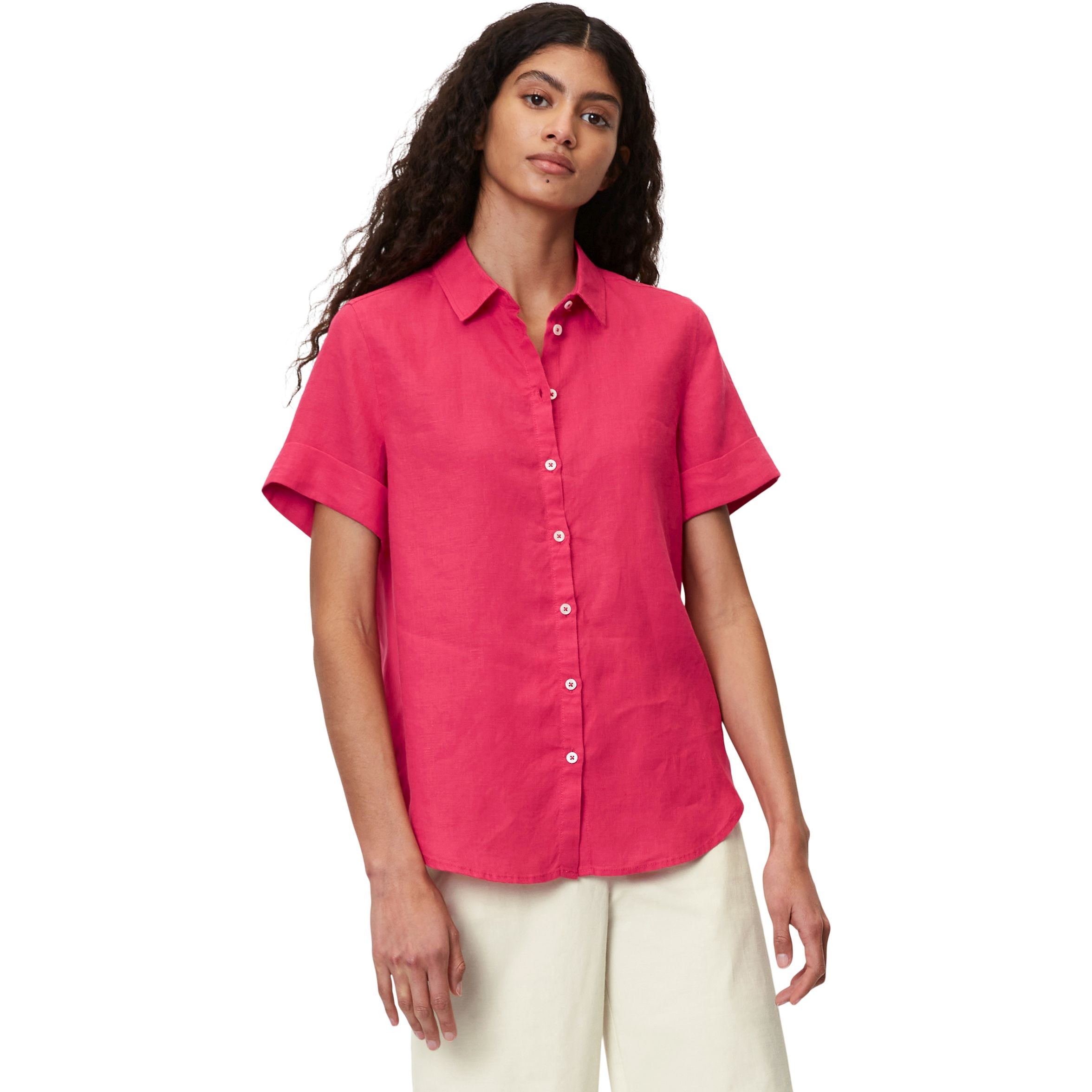 MARC O'POLO Marškiniai trump. rankovėmis moterims, Rožinė 2