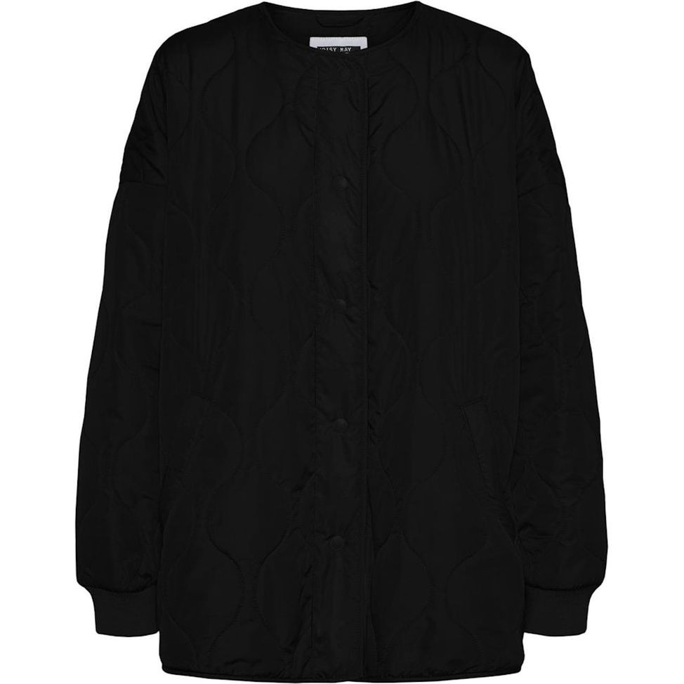 NOISY MAY Odinė striukė moterims, Juoda, Feline 1