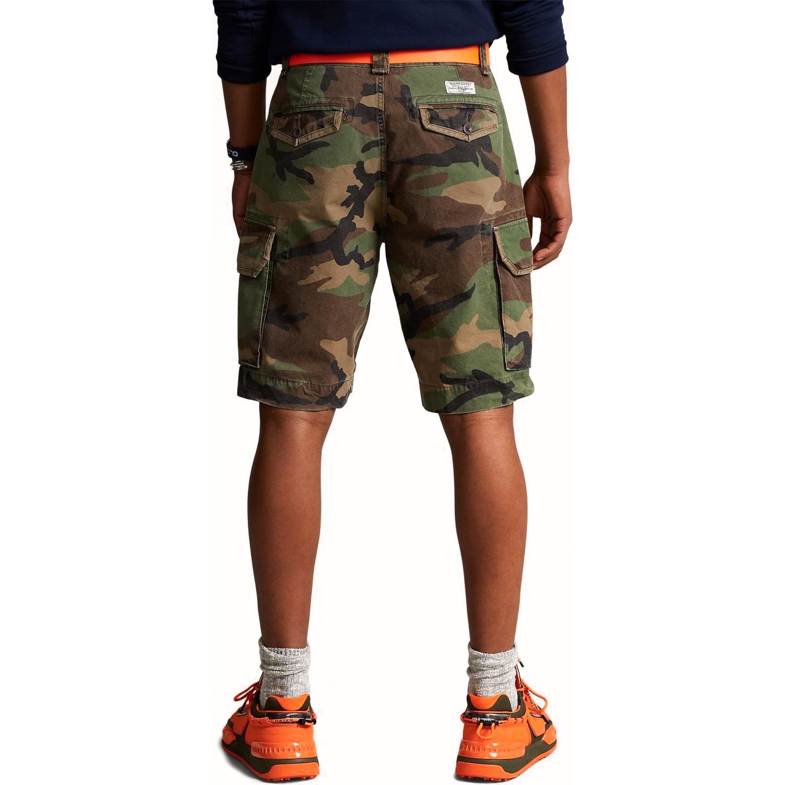 POLO RALPH LAUREN Šortai vyrams, Žalia, Gellar cargo short 3