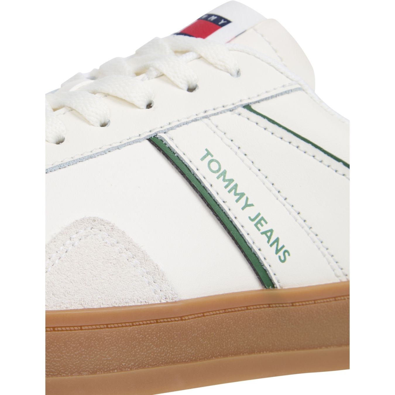 TOMMY JEANS Laisvalaikio bateliai vyrams, Smėlio, The greenwich sneaker 4