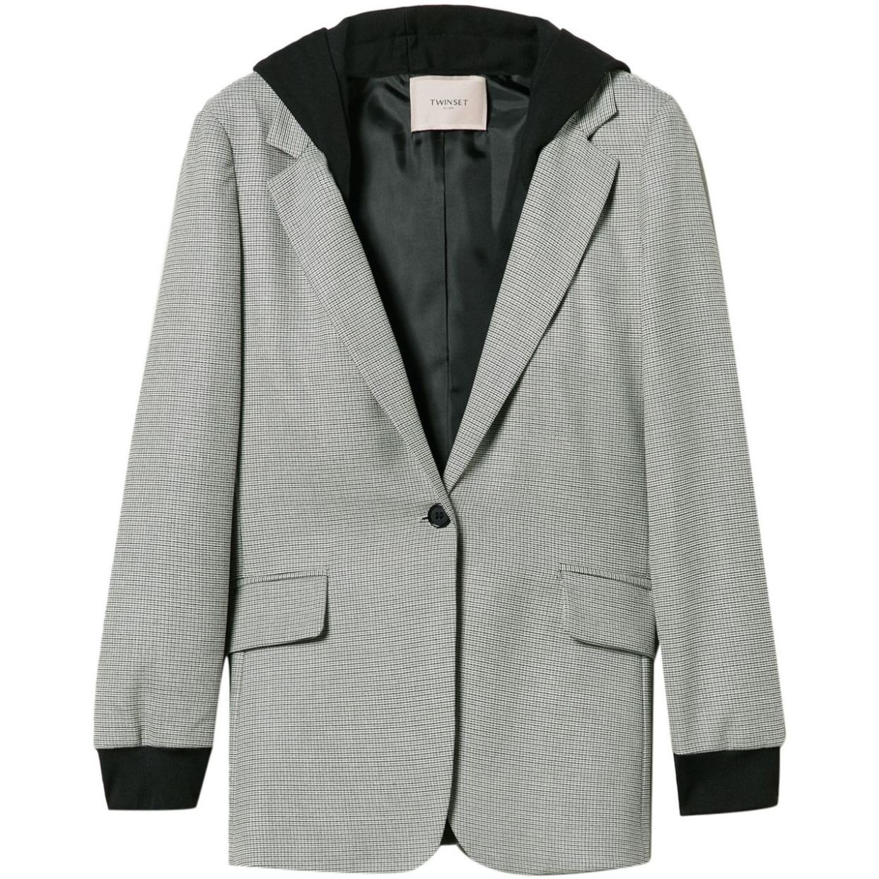 TWINSET Švarkas moterims, Marga, Houndstooth blazer