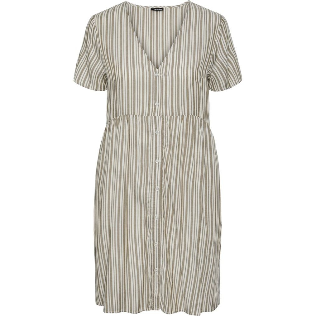 PIECES Mini suknelė moterims, Ruda, Pcalvina mini dress 1