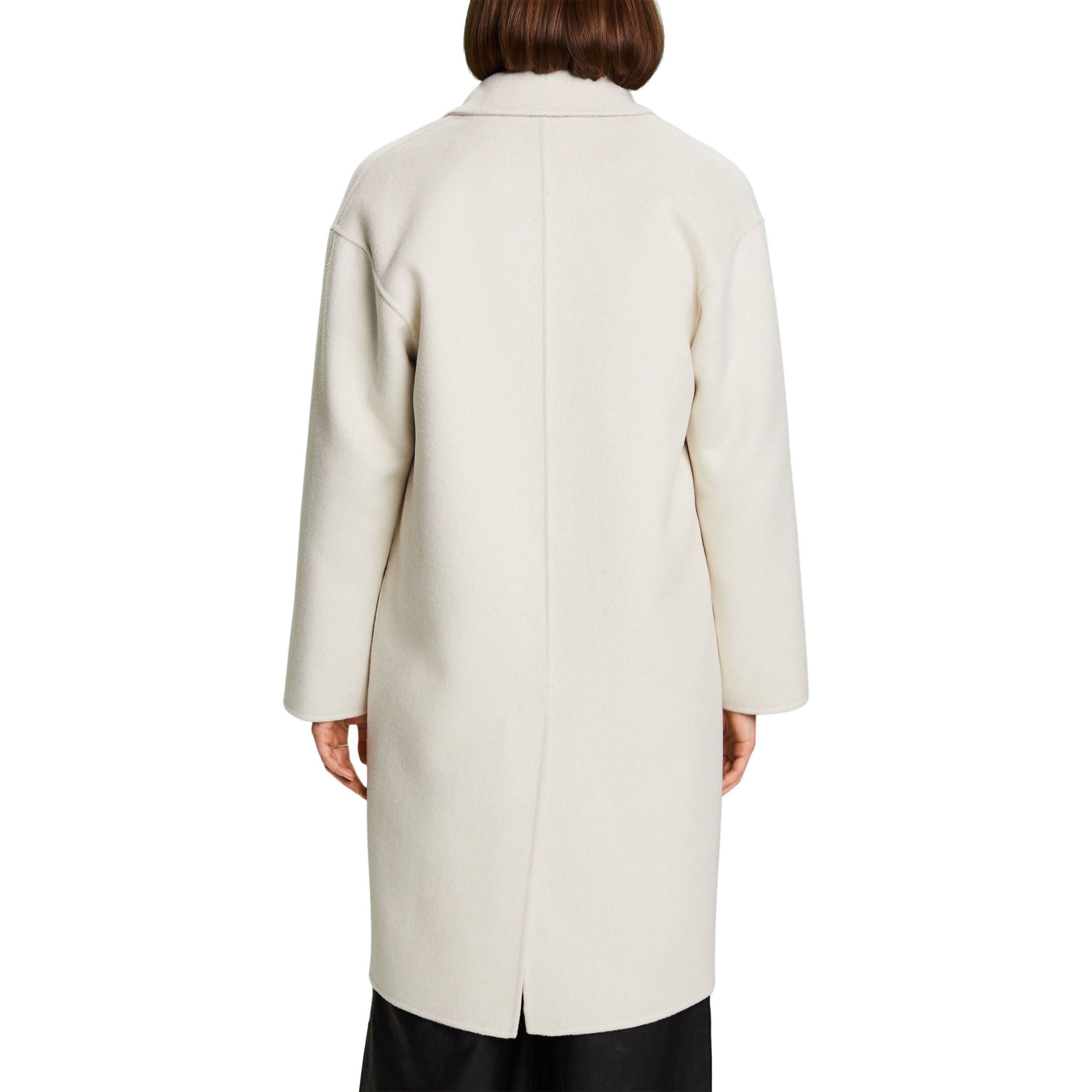 ESPRIT Paltas moterims, Pilka, Wool-Blend Coat 3