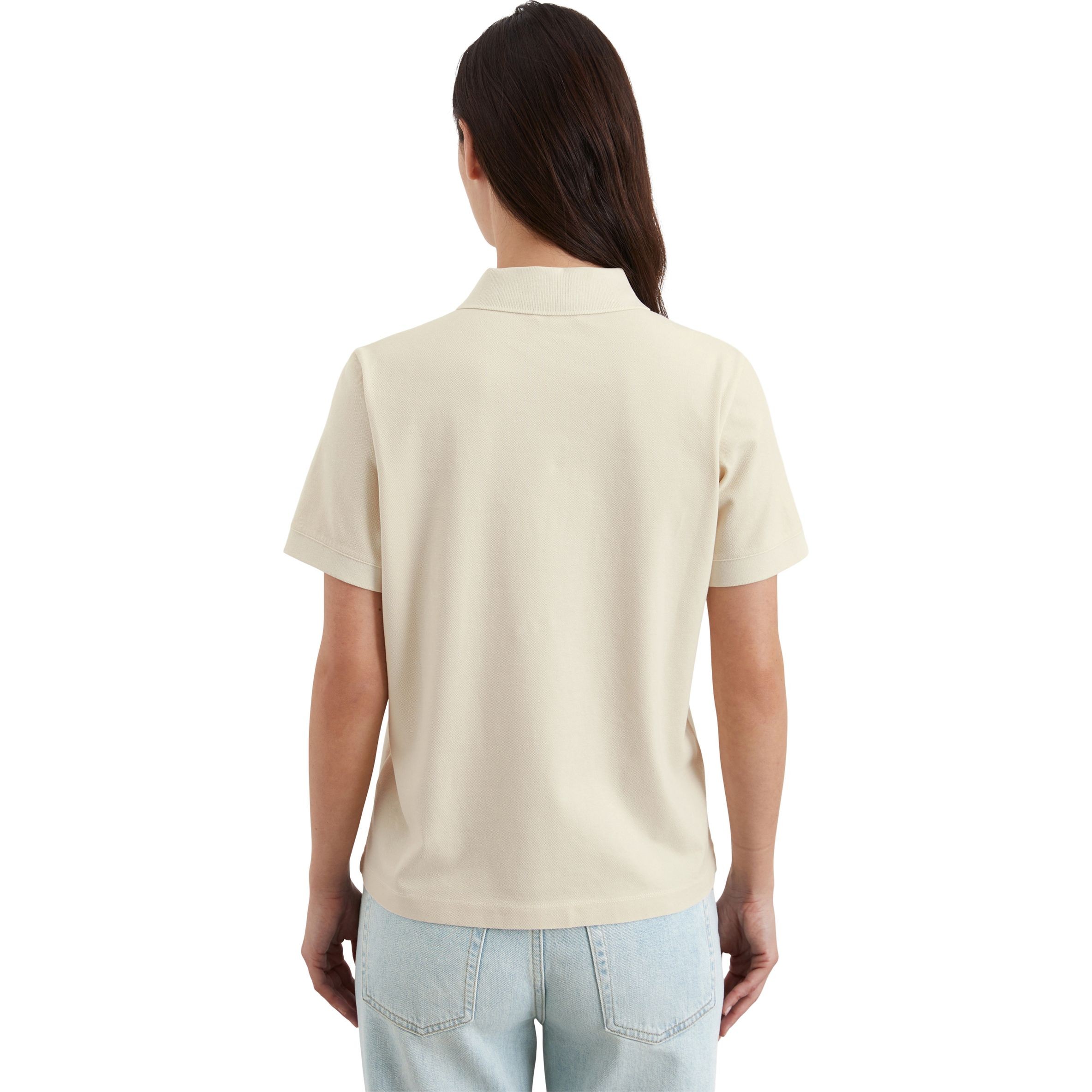 MARC O'POLO Polo marškiniai trumpos rank. moterims, Smėlio, Polo short 503237153013 3