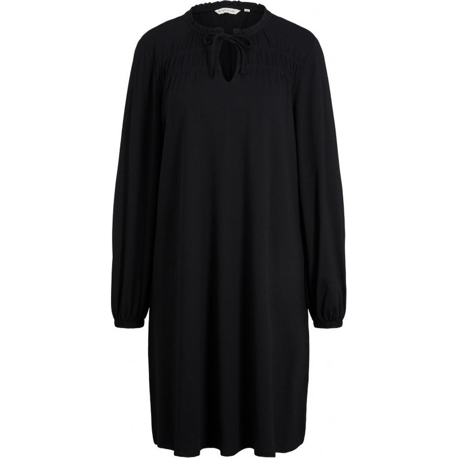 TOM TAILOR Midi suknelė moterims, Juoda, DRESSes