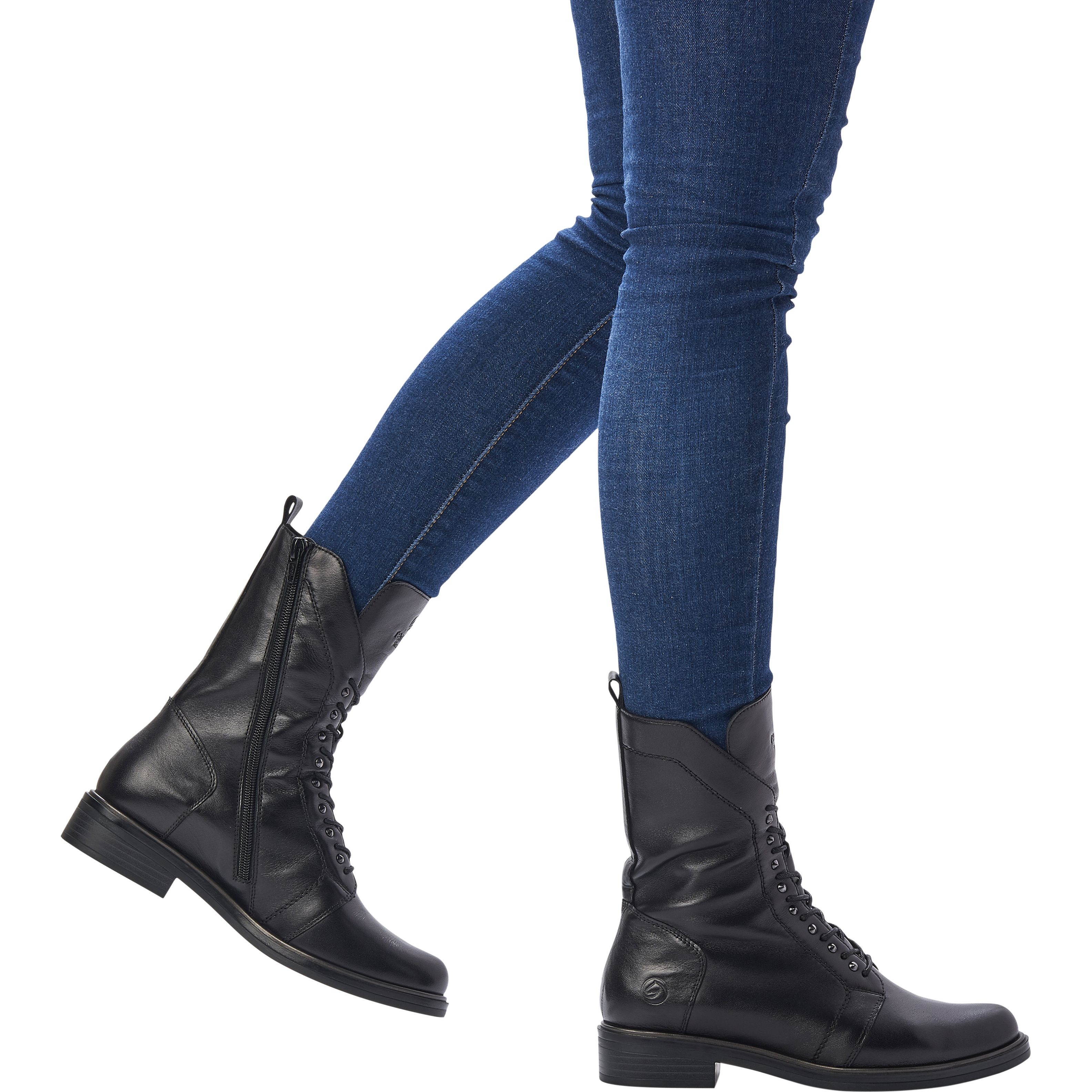 REMONTE Aulinukai moterims, Juoda, BOOTIES 2