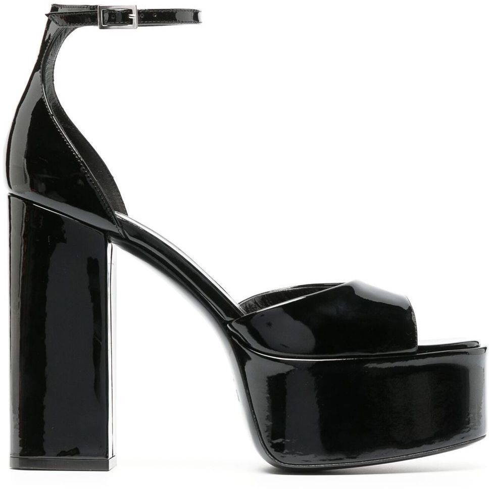 PARIS TEXAS Aukštakulniai moterims, Juoda, Tatiana platform sandal 1