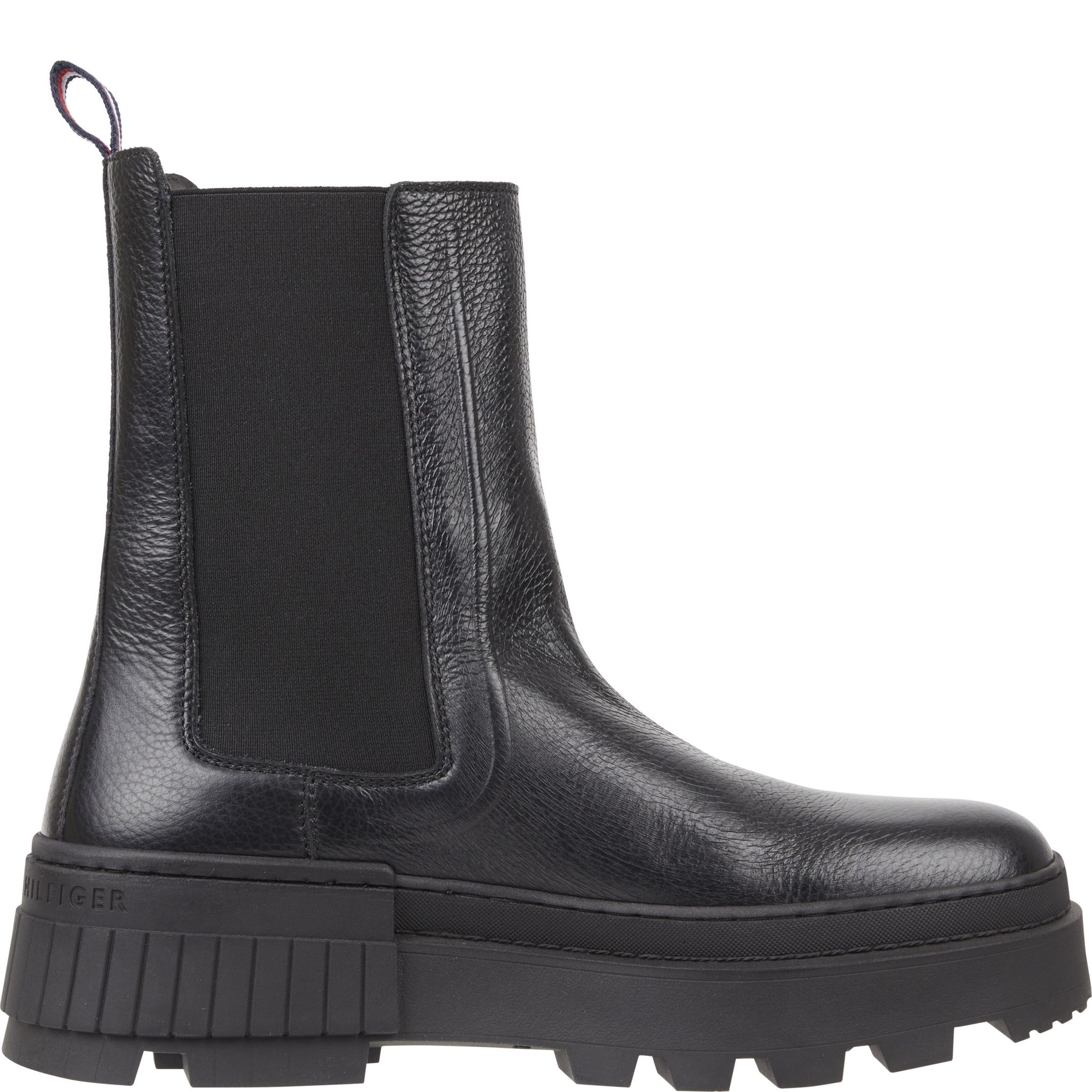 TOMMY HILFIGER Aulinukai vyrams, Juoda, Elevated chunky chelsea 5