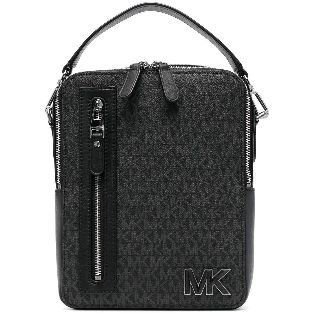 MICHAEL KORS Rankinė, krepšys vyrams, Juoda, Mariner flight bag 4