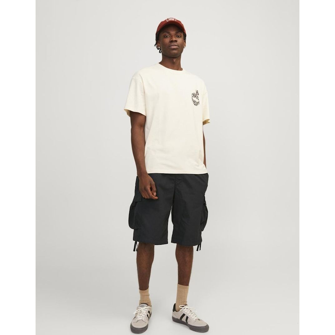 JACK & JONES Šortai vyrams, Juoda, Jpstparachute shorts 4