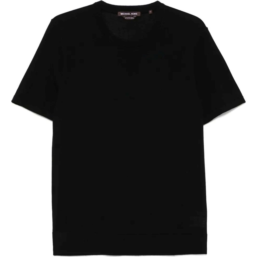 MICHAEL KORS Marškinėliai trump. rankovėmis vyrams, Juoda, Core merino tshirt