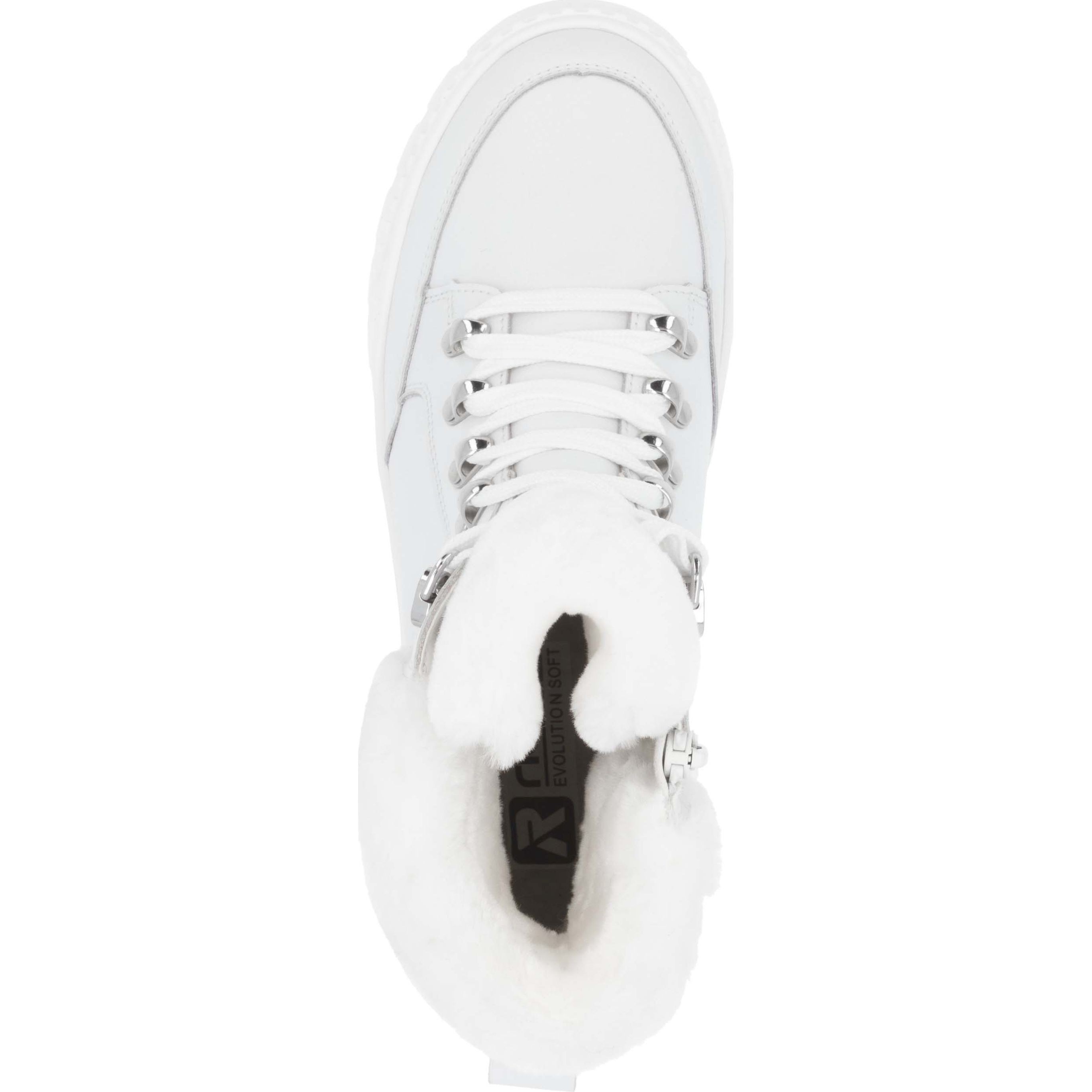 RIEKER EVOLUTION Aulinukai moterims, Balta, Ladies mid height boots 7