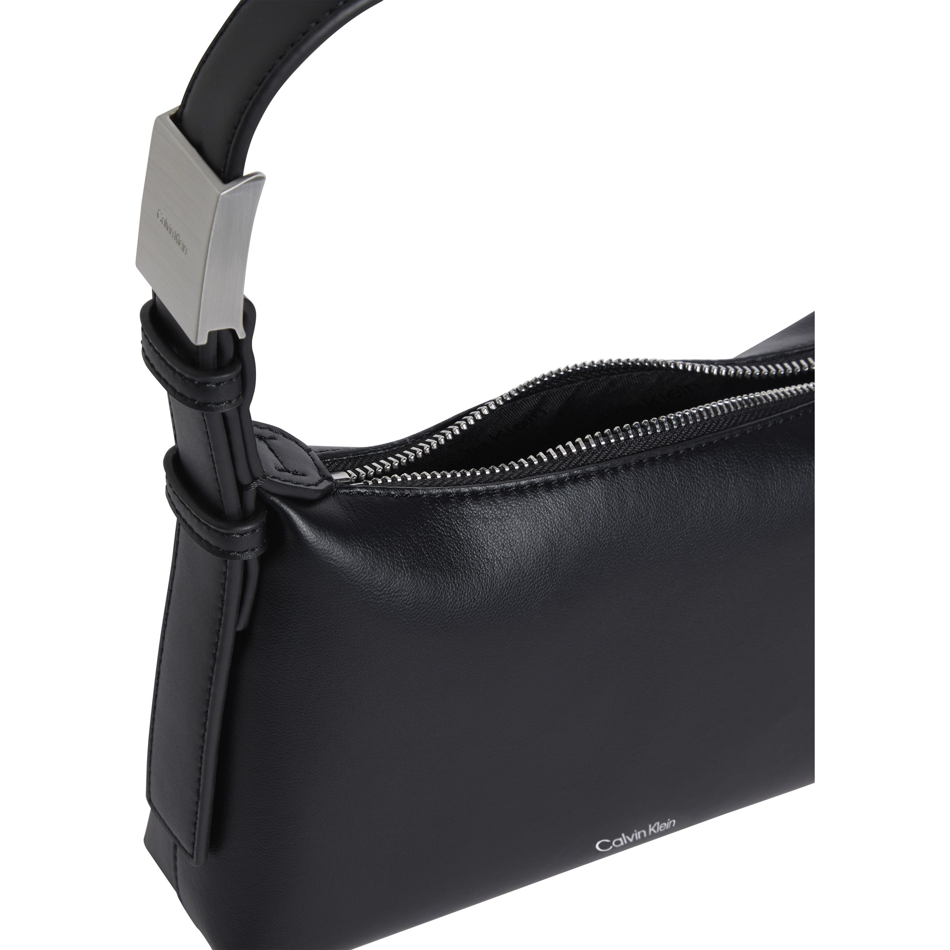 CALVIN KLEIN Rankinė per petį moterims, Juoda, Hardware handle mini crossover 3